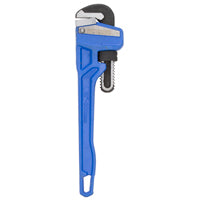 Vulcan JL40112 Pipe Wrench, 32 mm Jaw, 12 in L, Serrated Jaw, Die-Cast Carbon Steel, Powder-Coated, Heavy-Duty Handle