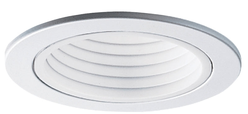 Eaton Lighting RE-4001WB Baffle Trim, Plastic Body, White