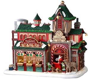 Lemax 25926 Santa's Reindeer Stables, B/O, 4.5 V