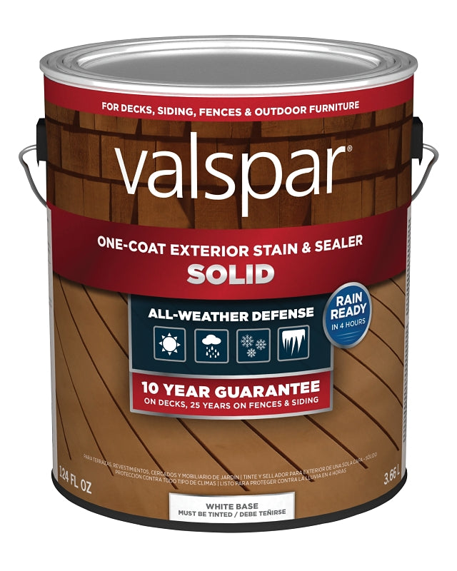 STAIN&SEALER SOLID WHT BASE 1G