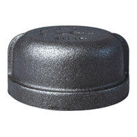 Prosource 18-2B Pipe Cap, 2 in, FIP, Malleable Iron, 40 Schedule, 300 psi Pressure