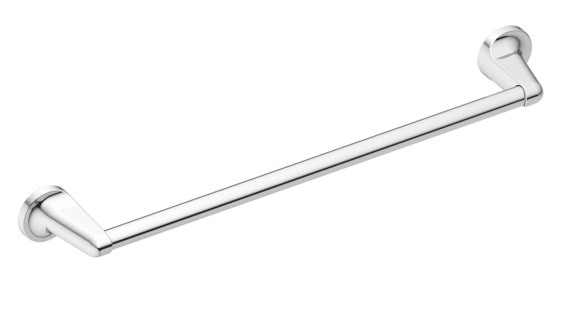 Moen 5824CH Towel Bar, 24 in L Rod, Zinc, Chrome, Surface Mounting