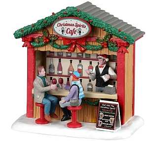 Lemax 23605 Christmas Spirits Cafe, Caddington Village/Christmas, Resin