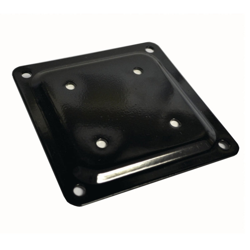 Pylex 10830 Base Plate, 4 x 4 in Column/Post, Black