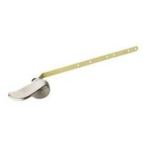 Moen M-Line Series M5619 Tank Lever, 8-1/2 in L Flush Arm, Brass/Plastic, Brushed Nickel