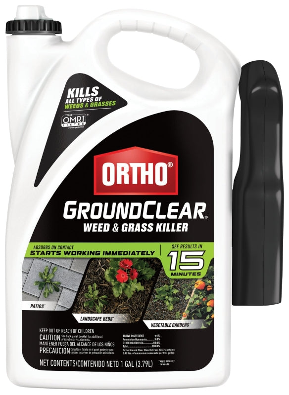 Ortho GROUNDCLEAR 4613905 Weed and Grass Killer, Liquid, Spray Application, 1 gal Bottle