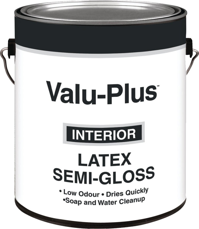 Valspar 456C Latex Paint, Semi-Gloss, Antique White, 1 gal