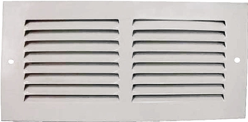 ProSource 1RA1004 Air Return Grille, 11-3/4 in L, 5-3/4 in W, Rectangle, Steel, White, Powder Coated