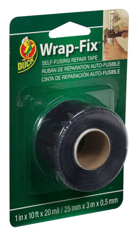 Duck 442055 Electrical Tape, 10 ft L, 1 in W, Black