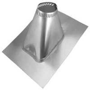 Selkirk SURE-TEMP Premium Series 208835 Roof Flashing, 45-3/8 in OAL, 24 in OAW, Aluminum