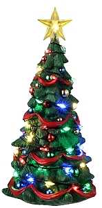 Lemax 34101 Joyful Christmas Tree, B/O, 4.5 V