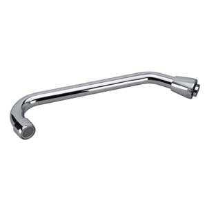 Moen M-Line Series M3435 Waltec Kitchen Spout, Metal, Chrome Plated, For: Waltec Kitchen Faucets