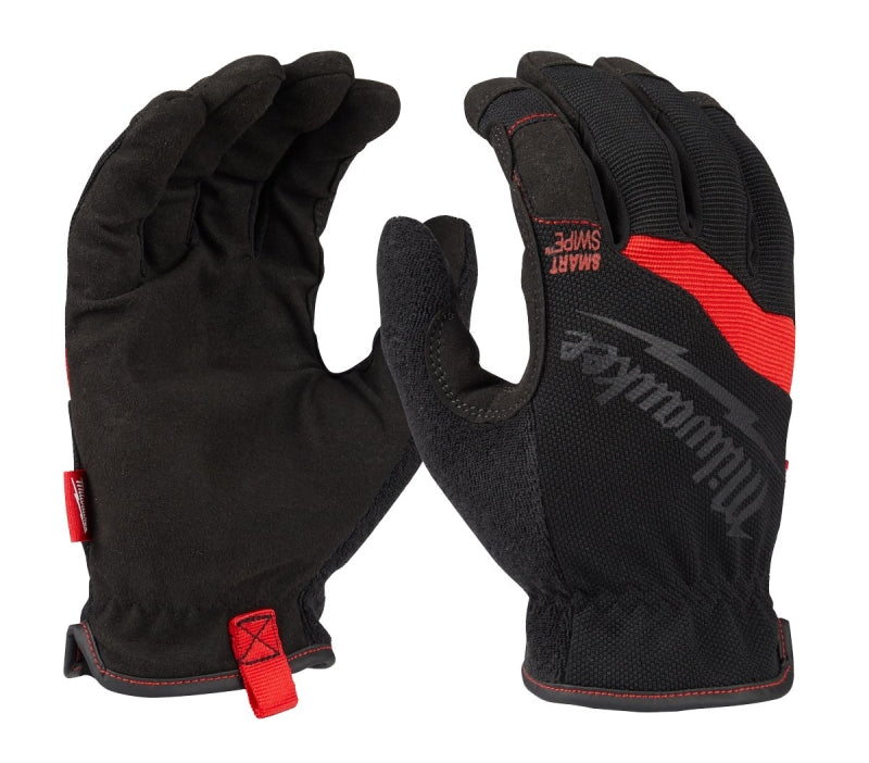 Milwaukee 48-22-8713 Work Gloves, Men's, XL, 7.87 to 8.1 in L, Reinforced Thumb, Elastic Cuff, Synthetic Leather