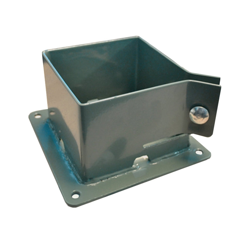 Pylex 13042 Post Base, Steel, Powder-Coated