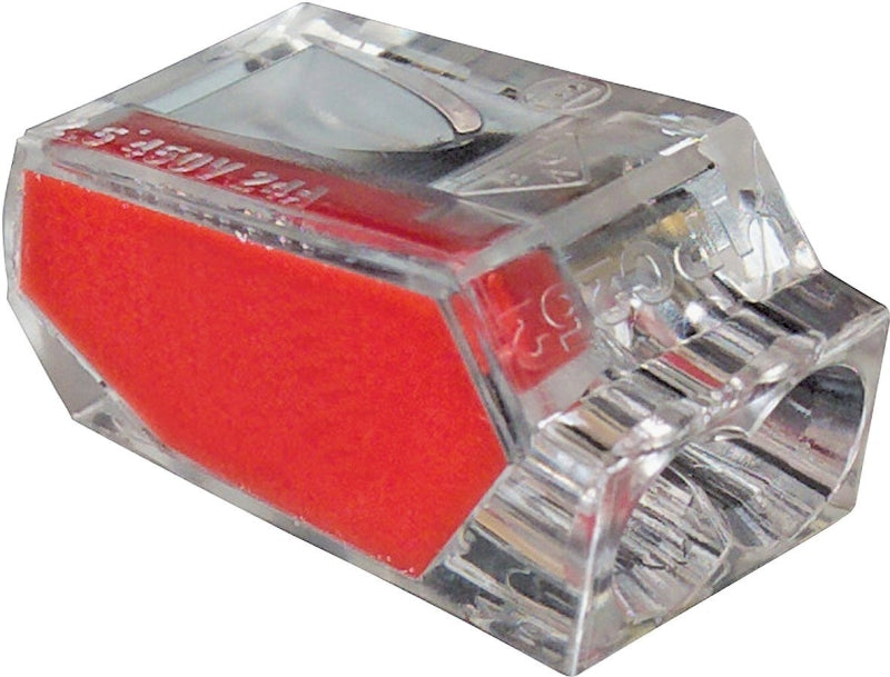 19-PC2 2 PORT RED 10/PK PUSH-I