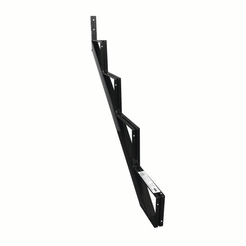 Pylex 13904 Stair Riser, 40 mm L, 60 mm W, Steel, Black, Baked Powder-Coated