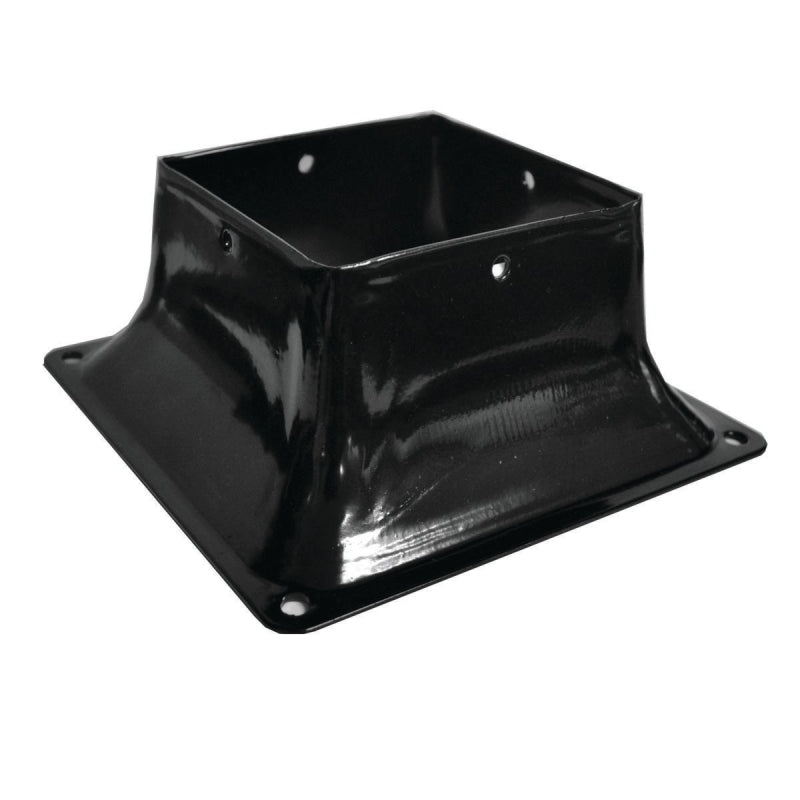 Pylex 13048 Post Base, Steel, Powder-Coated