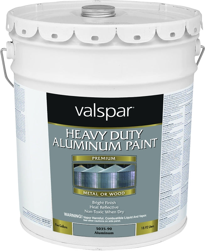 Valspar 018.5035-90.008 Heavy-Duty Paint, Oil Base, 5 gal, Pail, 400 sq-ft/gal Coverage Area