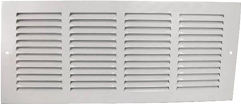 ProSource 1RA1406 Air Return Grille, 15-3/4 in L, 7-3/4 in W, Rectangle, Steel, White, Powder Coated