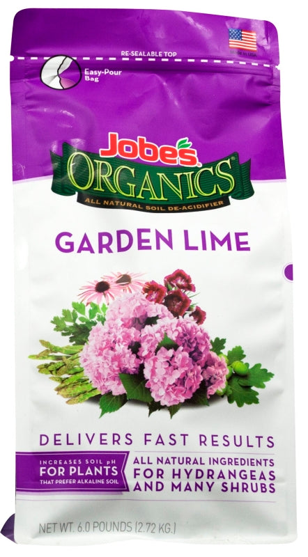 Jobes 09365 Garden Lime Soil, 6 lb Bag, Granular