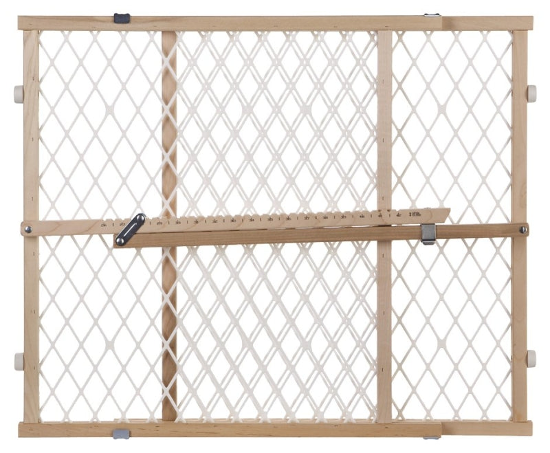 North States 4604 Security Gate, Wood, Natural, 23 in H Dimensions