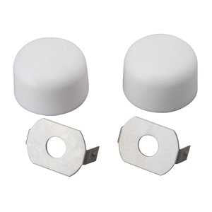 Moen M-Line Series M5681 Toilet Bolt Cap, Plastic, White